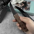 thumbnail image 5 of 8.74'' Fixed Blade Knife, DC53 Steel Construction, G10 Handle with Sheath, Outdoor Camping, Fishing, Hiking Tool, 5 of 6