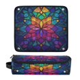 thumbnail image 5 of Hair Tools Storage with Heat Resistant Mat- Rainbow Printed Curling Iron Travel Bag/Flat Iron Case for Women, 5 of 8
