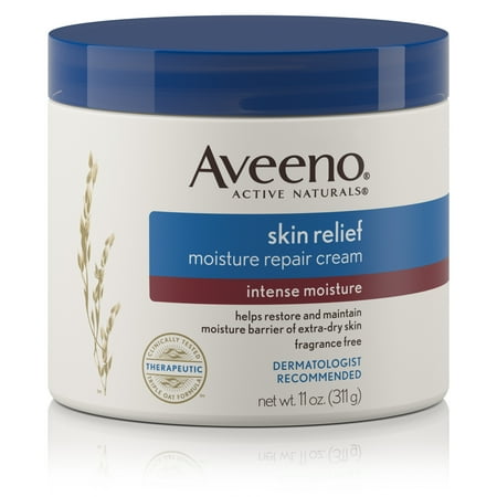 Aveeno Skin Relief Intense Moisture Repair Cream, 11 Oz ... Aveeno Skin Relief Intense Moisture Repair Cream, 11 Oz ...