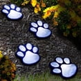 thumbnail image 4 of Bewildely Carillones de viento con energía solar Luz Linda moda Animal Pawprint Decoración Lámpara colgante Herramienta de iluminación de jardín para Iluminación y accesorios Bewildely HA072970-00B, 4 of 6