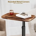thumbnail image 5 of C Table End Table Adjustable Height, Cuopluber 360°Swivel TV Tray Table for Small Spaces, Couch Tables That slide under, C Shaped Side Tables living room and bedroom for Sofa, Bed,Chair, Snack, 5 of 7