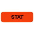 thumbnail image 3 of Stat Medical Healthcare Fluorescent Red Labels | .5 x 1.5" Rectangle - 500 Pack, 3 of 3
