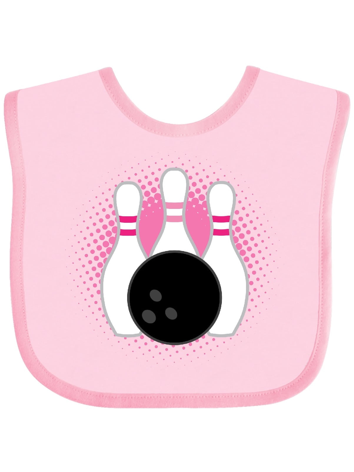 Bowling Pins Cute Bowler Baby Bib