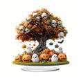 thumbnail image 1 of Cartel acrílico de Halloween para mesa, placa acrílica 2D con calabazas para interior, decoración para bandeja escalonada, cartel decorativo de Halloween para mesa, decoración para salón y escritorio., 1 of 6