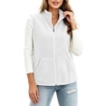 thumbnail image 5 of Enjoytime Fleece Vest for Women Stand Collar Sleeveless Zip Up Gilet Plus Size Lightweight Casual Warm Jacket with Pockets, 5 of 7