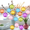 thumbnail image 6 of QuanTara Easter Spring Hanging Ornaments, 12 Pack 1.97in Multicolor Plastic Ball Decorations, Small Decorative Balls for Home Party Tree Door Wall Decor, 6 of 6