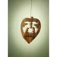 thumbnail image 3 of Earthwood 166705 Olive Wood Ornament - Heart with Nativity - 2.5 in., 3 of 4