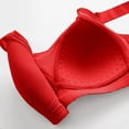 thumbnail image 7 of Bigersell Full Figure Bras for Women Plus Size Sale Sports Bras for Girls Balconette Bra Style B2403 V-Neck Lightly Lined Bras Hook and Eye Bra Closure Regular Size Tshirt Bras No Underwire Red M, 7 of 7