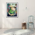 thumbnail image 3 of Cuadros Decorativos Kit de pintura de diamante 5D DIY 3D ojos niña taladro redondo completo mosaico cuadro de pared Tmvgtek embutido en tela, 3 of 9