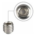 thumbnail image 3 of 200 Uds tornillos Allen tornillos hexagonales sin cabeza de acero inoxidable juego de accesorios metálicos profesionales métricos M3 M4 M5 M6 M8, 3 of 5
