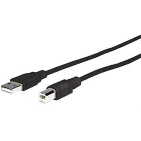 UPC: 0808447012873 | Comprehensive USB2-AB-3ST Black USB 2.0 Type A to Type B Cable