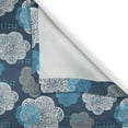 thumbnail image 4 of Ambesonne Blue Sky Valance Pack of 2, Raindrops Modern Clouds, 54"X12", Dark Slate Blue Sea Blue, 4 of 5