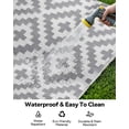 thumbnail image 2 of OHHANI Outdoor Rugs 6'x9', Waterproof Reversible Plastic Straw Rug, Portable RV Camping Mat for Deck, Beach, Picnic and Balcony, 2 of 7