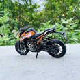 thumbnail image 3 of Bburago 1:18 250 Ktm Duke Factory Edition Static Die Cast Vehicles Collectible Motorcycle Model Toys, 3 of 5