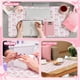 thumbnail image 5 of Tapete de maquillaje Teenyou Coquette Bow, impermeable, rosa, 5 of 7