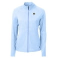 thumbnail image 2 of Women's Cutter & Buck Heather Carolina Blue North Carolina Tar Heels Vault Adapt Eco Knit Heather Recycled Full-Zip, 2 of 3