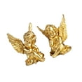 thumbnail image 1 of Thinsony 2pcs Cupid Angel Statue Tabletop Cherub Home Decor Garden Ornament Golden, 1 of 9