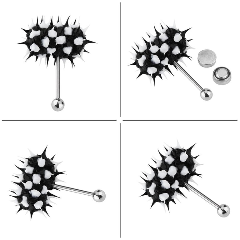 Mgaxyff Stainless Steel Vibrating Tongue Ring Stud Barbell Body Piercing Jewelry - Walmart.com Mgaxyff Stainless Steel Vibrating Tongue Ring Stud Barbell Body Piercing Jewelry - Walmart.com