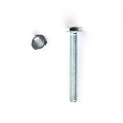 Hillman Hex Bolts and Nuts, 5/16-18 x 1-1/2, Steel, Zinc Finish, Silver, 3, sets