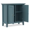 thumbnail image 2 of Armoire de Rangement Basse Transitionnelle Amherst de 32 Pouces de Large en Bleu Français, 2 of 9