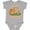 AC-Heather Grey, variant on It's Our 1st Father's Day Brontosaurus Family Boys or Girls Baby Bodysuit