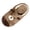 Brown, variant on Xfvqtps Women Winter Cute Bear Closed Toe Fuzzy Slide Slippers Cute Cartoon House Slippers Non Slip Flat Indoor Shoes