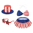 thumbnail image 3 of Nkmbld Patriotic Porch Goose Outfits for 23" Lawn Statue, 4th of July Costume for Plastic/Cement Statue, Spring Sculpture Clothes for Garden Patio Decor, 3 of 9