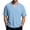 #04 Light Blue 【Mix & Match: Choose Your Favorites】, variant on Men's V-Neck Short Sleeve T-Shirt For Men Quick Dry Athletic Top Moisture Wicking Breathable Casual Sporty Gym Running Workout Essential,JASKFLY,Black S
