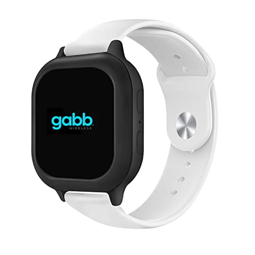Gabb Watch Band Replacement for Kids Breathable Soft Silicone Watch Bands Compatible with Gabb Watch 1 2 Boys Girls White