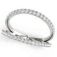 thumbnail image 1 of Bague Diamant 1/4 Ct Bague Mode Ouverte Multi-Bande Or Blanc, 1 of 3