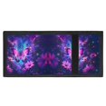 thumbnail image 4 of FUIALDOLG Purple Butterfly Galaxy Pattern Trifold Card Wallet, Polyester Small Purse for Sports, Compact Lightweight Children's Wallet, 4 of 6