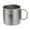 Silvery, variant on IFRINID Titanium Purification Foldable Water Bottle-Space-Saving Collapsible Mug With Drop-Resistant Build for Camping, Gym, and Outdoor