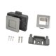 thumbnail image 2 of Cerradura de pestillo de botón, pestillo de gabinete, campistas resistentes, cerradura de cajón de coche Rv, Bss302-1, herrajes para muebles para el Cromo brillante, 2 of 8