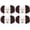 Brown, variant on Crafted by Catherine Plush Chenille Yarn for Knitting, Crocheting and Amigurumi - 4 Pack (8.8 oz / 250g, 152 yards each skein), Purple, Gauge 6 Super Bulky