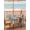 Blue, Brown, variant on Outdoor Tablecloth with Umbrella Hole and Zipper, Sage Green Vintage Rectangle Table Cloth 52x70 Inch Waterproof Tablecloth, Brown Retro Farmhouse Elegant Pastoral Picnic Table Cover for Patio