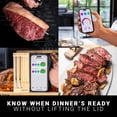 thumbnail image 3 of MEATER Pro Duo: WiFi Smart Meat Thermometer | 550°C High Heat Resistance | Long Range | Dual Probes | Six Sensors | BBQ, Oven, Grill, Smoker, Air Fryer, Deep Fryer | iOS & Android App, 3 of 9