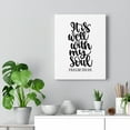 thumbnail image 5 of Scripture Walls Psalm 118:24 My Soul Bible Verse Canvas Christian Wall Art Ready to Hang Unframed, 5 of 12