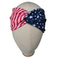 thumbnail image 6 of IDALL Bandana Silk Scarf Turban Decorations Patriotic American Print Flag Headband Head Scarf Multi-color One Size, 6 of 9