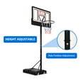 thumbnail image 4 of Dextrus 44" Portable Basketball Hoop with Adjustable Height 4.4-10ft, Built-in Wheels, Collision-Proof Edge, 4 of 6