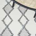 thumbnail image 6 of SAFAVIEH Casablanca Yadira Diamond Area Rug, Ivory/Black, 5' x 8', 6 of 11