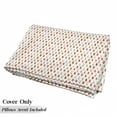 thumbnail image 5 of Ice Cream Floor Pillow Lounger Cover, Watermelon Kiwi Orange Cherry and Chocolate Flavor Ice Cream Illustration, Nap Mat Printed Fabric Case for 5 Pillows, 88" x 27", Multicolor, by Ambesonne, 5 of 5