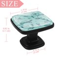 thumbnail image 3 of 4 Pcs Square Cabinet Handle Cupboard Knob Drawer Pulls Handle Whale Drawer Knobs with Screws Furniture Decoration, 3 of 5