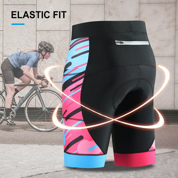 Pantalones cortos de ciclismo para mujer transpirables acolchados para ciclismo montar en bicicleta Walmart en linea