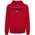 thumbnail image 2 of Men's Levelwear Red Chicago Blackhawks Podium Carve Pullover Hoodie, 2 of 3