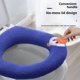 thumbnail image 2 of Elastic Toilet Seat Cover for Cold Weather Thickened Fabric Slip Proof Grip Bathroom Upgrades Toilet Seat Cushion Yellow 2, 2 of 4