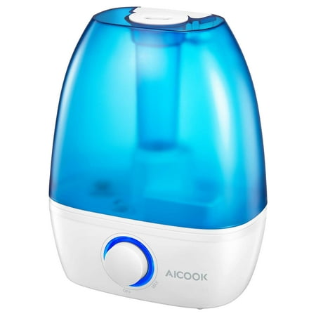 AICOOK Cool Mist Humidifier, 3.5L Ultrasonic Humidifiers Whisper-Quiet Operation for Bedroom Baby, Premium Humidifying Unit Whit Large Capacity, Lasts Up to 36 Hours, Automatic Shut-Off