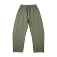 thumbnail image 4 of Casual Pants for Women Barrel Sweatpants Women Baggy Barrel Pants Wide Leg Elastic Waisted Pants Casual Gym Trousers, 4 of 6