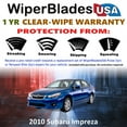 thumbnail image 2 of 2010 Subaru Impreza Beam Wiper Blades Wipers w/1yr Warranty (Set of 2) (WiperBladesUSA), 2 of 5