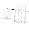 thumbnail image 4 of Outdoor Bathing Tent Changing Tent Domestic Shower Tent Outdoor Toilet, 4 of 8