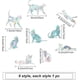 thumbnail image 2 of 9 pegatinas para ventanas de gatos, pegatinas estáticas de cristal arcoíris, aviso de pájaros, pegatinas para ventanas, decoraciones atrapasoles, prismas no adhesivos, vinilo antipájaros, 2 of 5